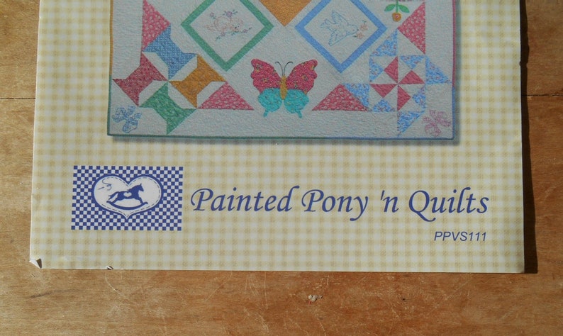 Vintage Looking Sampler Quilt PatternPainted Pony n' QuiltsPaper PatternPPVSIIFinishes at 51 x 68Sherrie ThomasExperienced Quilter image 3