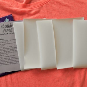 Quick FuseFusible Fabric Sheets4 x 6 Sheets10 PackJune TaylorComplete PackOpened But UnusedScrapbookApparelPillowsEmbellish image 4