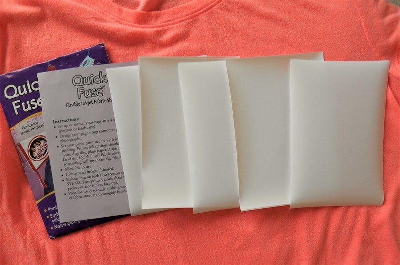 Quick Fuse~fusible Fabric Sheets~4" X 6" Sheets~10 Pack~june Taylor ...