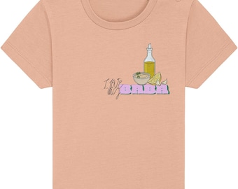 Baba Teesh | I love my daddy | Baby T-shirt | baba ghanoush