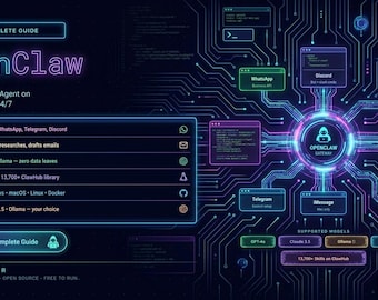 Guía del agente de IA personal de OpenClaw / Configuración sin código, automatizaciones (descarga en PDF)