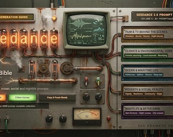 Seedance 2.0 AI Video Prompt Bible, Vol. 5 (Descarga digital)