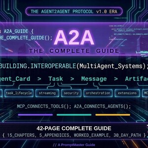 Agent2Agent Protocol: De complete gids | A2A voor multi-agent AI-systemen | 42 pagina's tellend PDF-e-book, van ontdekking tot orkestratie