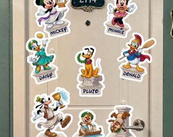 Personalized Greece Cruise Magnet, Disney Cruise Ship Door Magnet, Mickey And Friends Door Magnet, Mediterranean Disney Cruise Gift