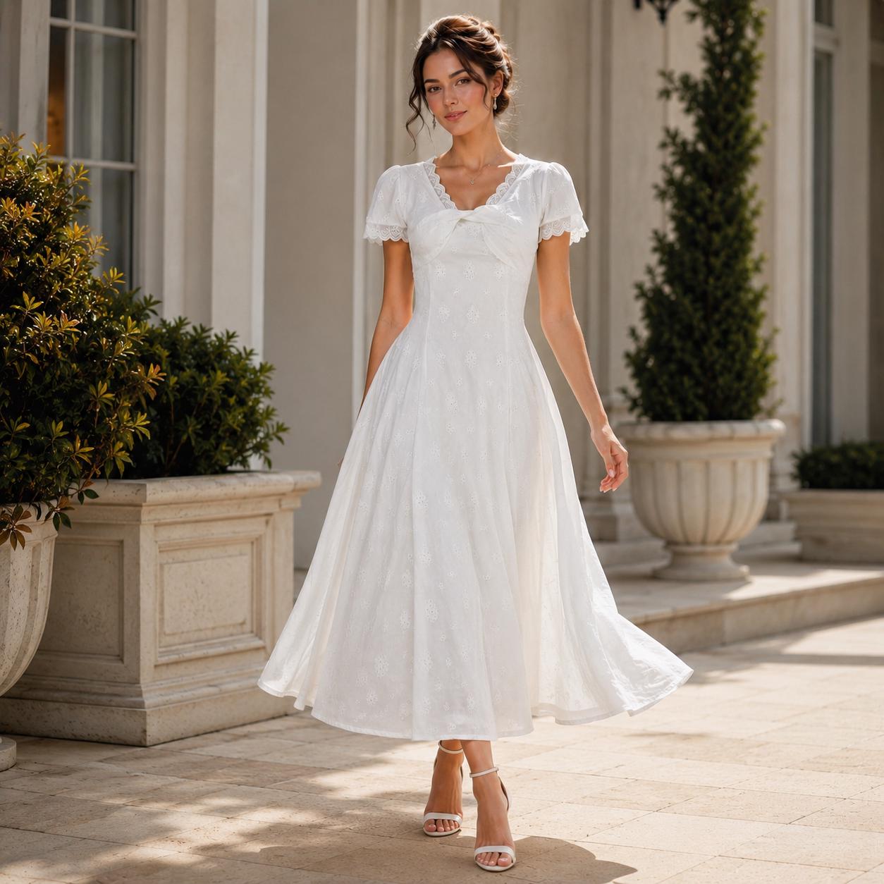 short white bridal dress High Low Sweetheart Spaghetti Straps Simple Beach Wedding Dresses, MW223 – Musebridals Size:14 / 33 lustrous finish with elegant Capri Cowl Front Maxi Poet