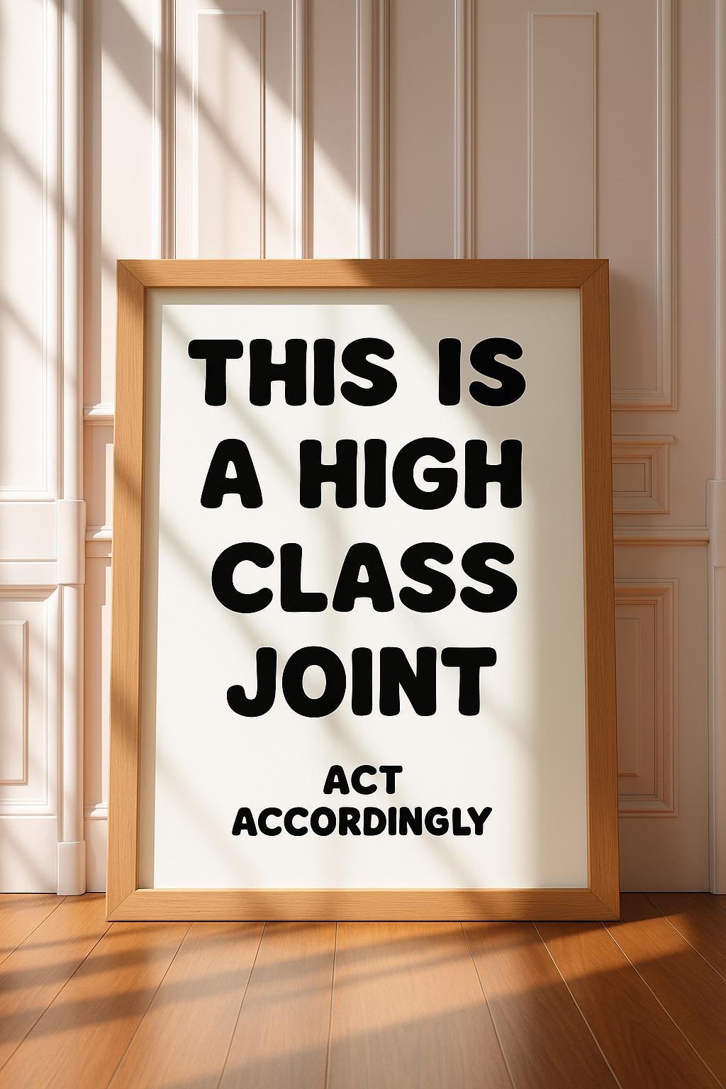 Satin Posters, Funny Wall Art, Hilarious Home Decor, Classy Room Decoration, Unique Gift Idea
