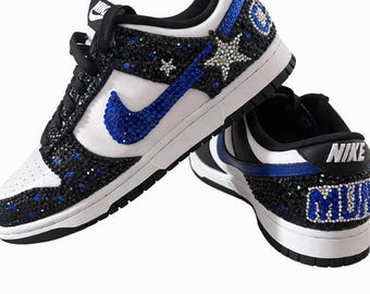 Cheer Mum/Mom Scarpe Nike Dunk personalizzate con strass