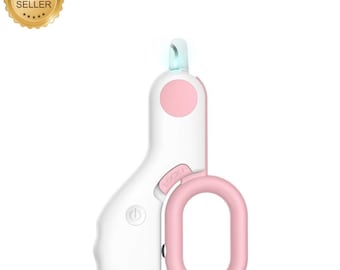 LED Pet Nail Clipper Cat Dog Claw Trimmer Safety Lock Puppy Kitten Nail Cutter Grooming Tool