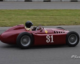 Lancia Ferrari D50, Photography, 1955 Lancia Ferrari, Grand Prix Cars, F1 Cars, Mont Tremblant Raceway, Vintage F1 Race Cars, Mancave Art