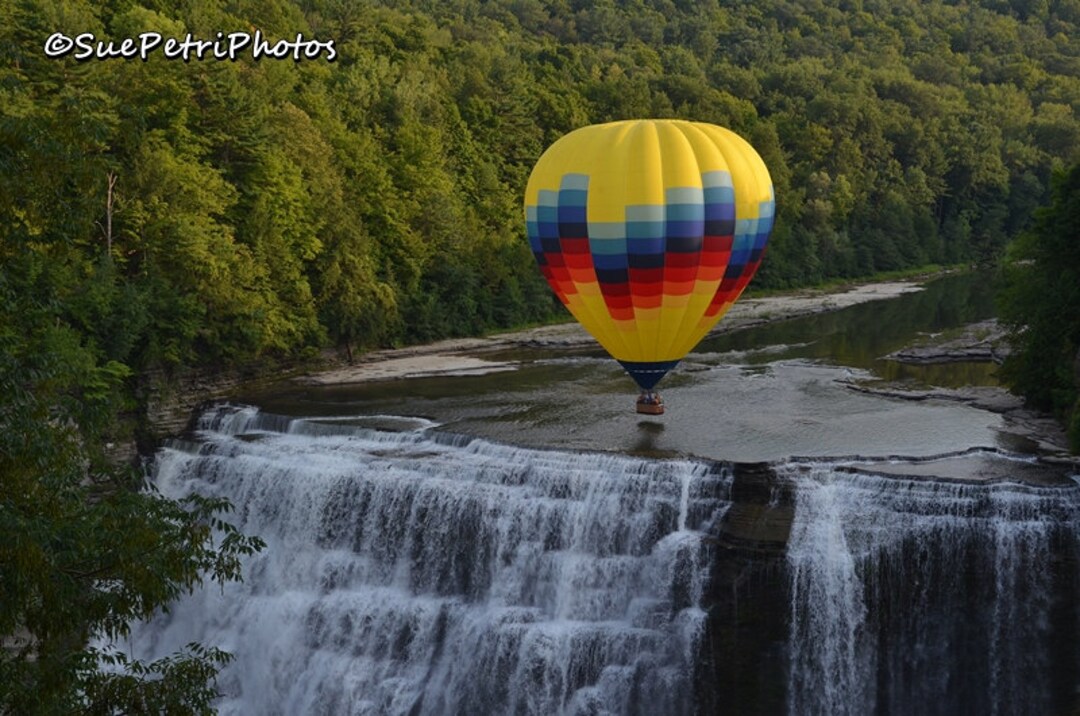 Hot Air Balloon, Letchworth State Park, Fine Art Photograph, All Sizes