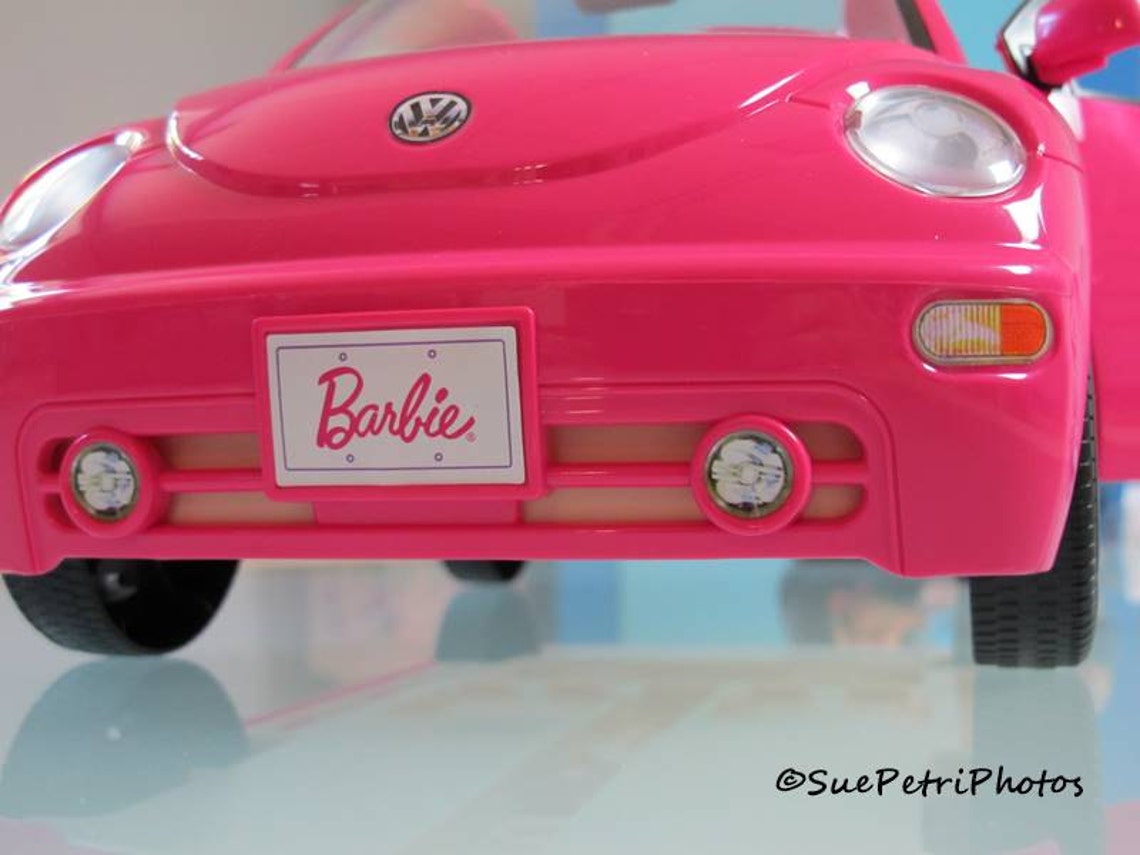 Pink Barbie Car Photo Pink VW Bug for Barbie Photo Only Etsy Canada