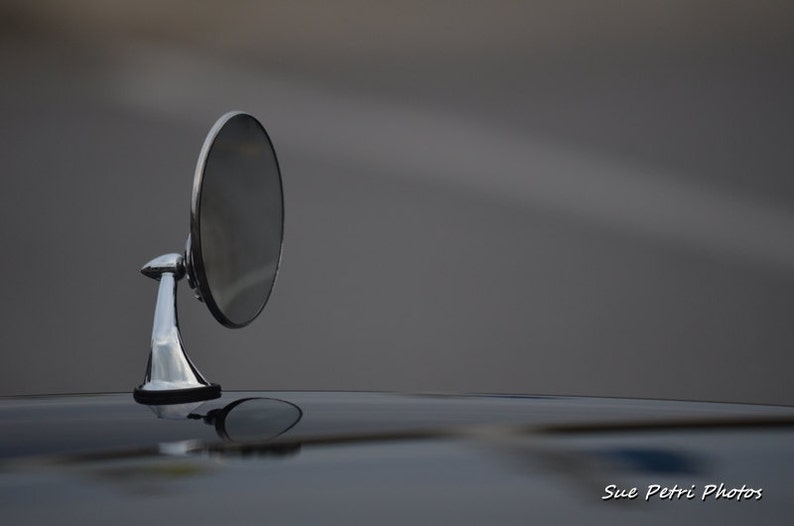 Mirror Image, Classic Car Prints, Vintage Car Photos, Photo Note Card, Car Photography, Still Life Photos, Automotive Photography, Mancave image 1