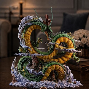 Dragon Ball Z Shenron Goku Figure – 24cm Anime Statue Collectible Manga Decor