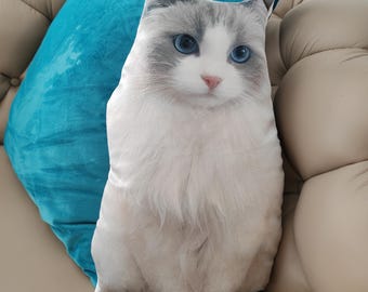 Custom 3D Shaped Photo Pillow, Personalized Face, Funny Pet or Human Cushion, Gift for Graduation, Mother’s Day, Birthday, Cute Home Deco