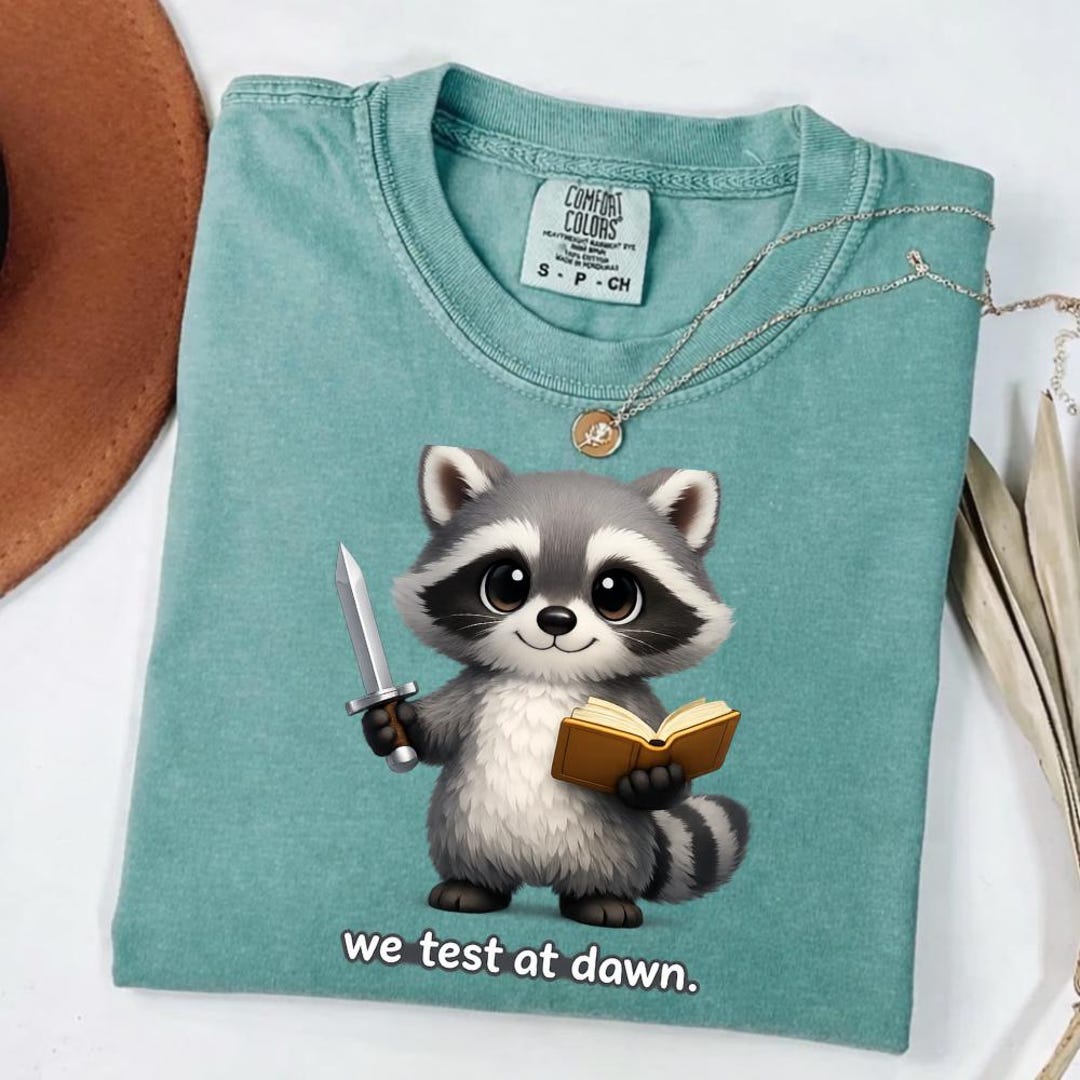 Teacher Raccoon Meme We Test at Dawn Test Day It's Staar Day PNG: Funny ...