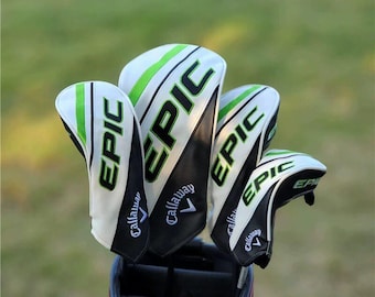 Capas de couro para tacos de golfe Callaway EPIC, incluindo drivers, WF e híbridos.