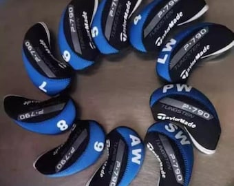 Capas de neoprene para cabeças de ferros Taylormade P790, tamanhos 4-9LPAS, 5 cores.