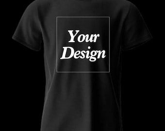 Custom T-Shirt for Men, Personalized Cotton Tee, Create Your Own Design Shirt, Custom Printed T-Shirt, Unique Gift Idea