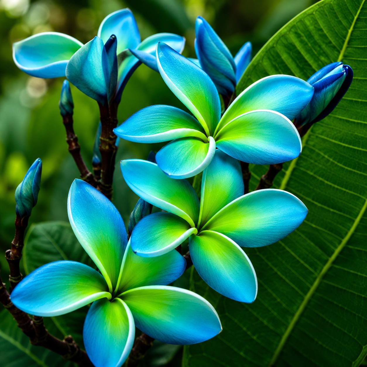 Plumeria Blue - Etsy