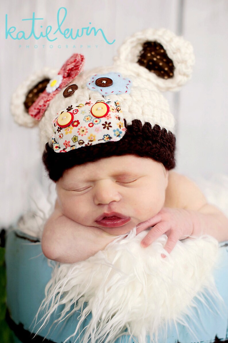 Newborn Cow Hat Photo Prop Newborn Barnyard Cutie - Etsy