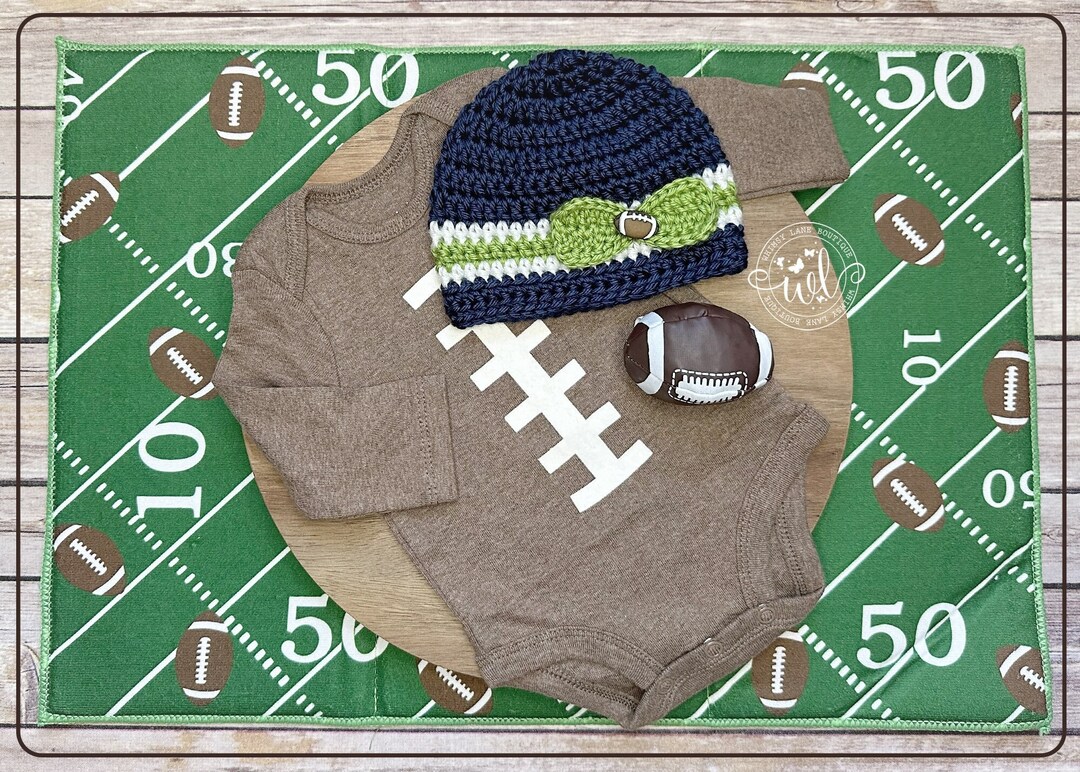 Baby Football Hat Newborn Football Team Spirit Hat Going Home Outfit