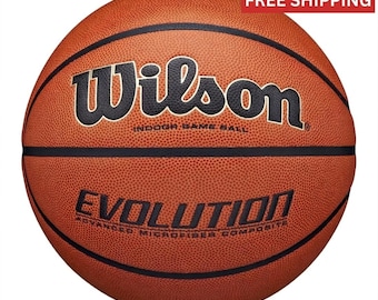 NEW Wilson Evolution 29.5” Basketball | Official Size Indoor Game Ball | High Grip | made  with care