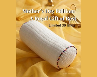 Regalo para el Día de la Madre, almohada artesanal de trigo sarraceno para aliviar el dolor de cuello, regalo para el bienestar del sueño, herencia coreana.