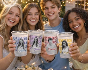 Aangepaste seniorenbeker 2026, gepersonaliseerde fotobeker, vintage bootleg afstuderenmok, grappig cadeau-idee, middelbare school senior, college aandenken