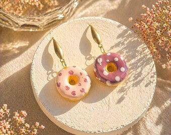Earrings charm,donuts for kids,gift for women