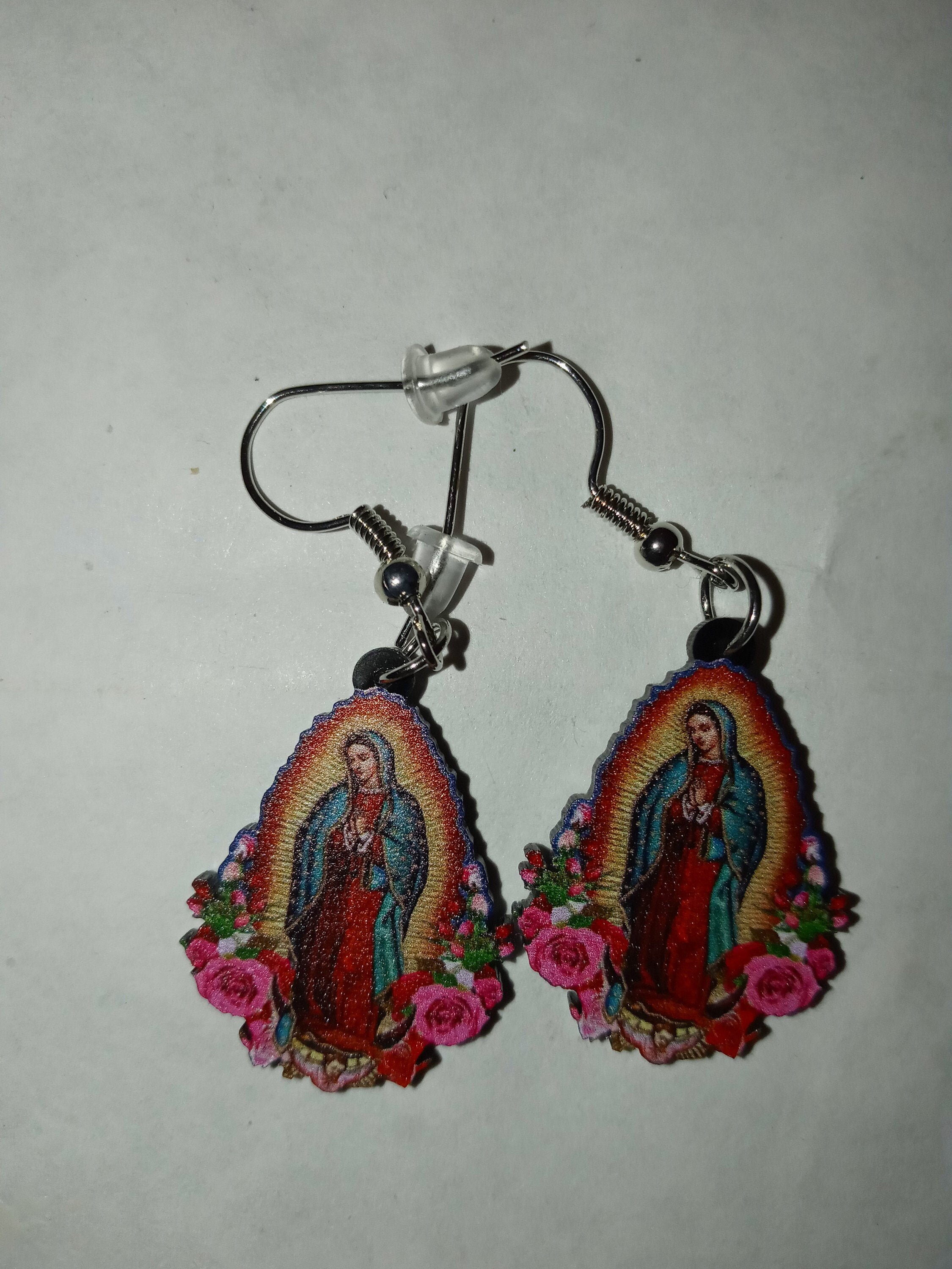 Religious earrings Etsy