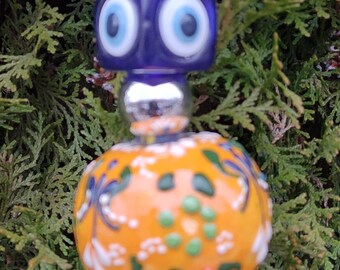 Evil eye glass decor