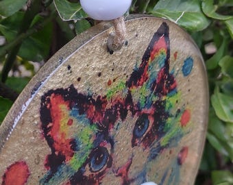 Evil eye glass decor