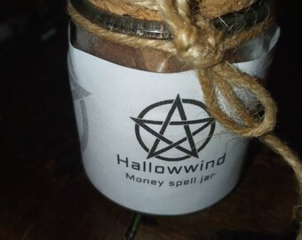 Money spell jar.