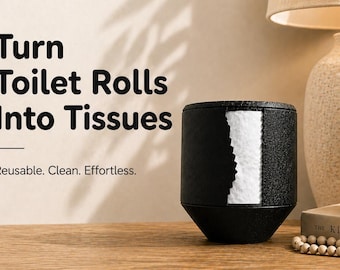Rollbox Reusable Tissue Roll Holder | Modern Eco Friendly Dispenser