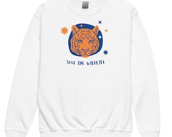 Sudadera juvenil de cuello redondo