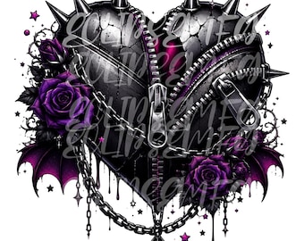 Gothic Heart PNG