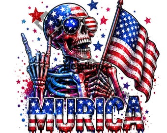 Murica-skelet, png