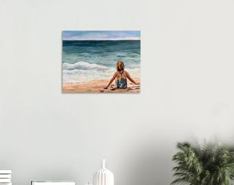 Sea of Possibilities Fine Art Print | Family Beach Day Decor | Coastal Family Art