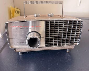 Vintage Technicolor 500 Instant Movie Projector Beige Zilver Eén Maat