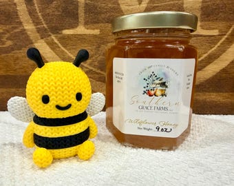 Pure, Raw, and Unfiltered Michigan Wildflower Honey - 9 oz Jar