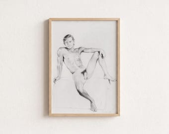 Estampe d'art « Beefcake Number 1 » - Plusieurs formats disponibles, encadrée ou non