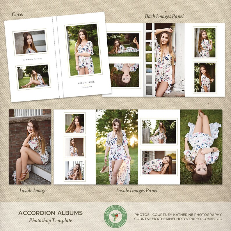 4x8 Accordion Album Template A37 Etsy 4x8 Accordion Album Template A37 Etsy