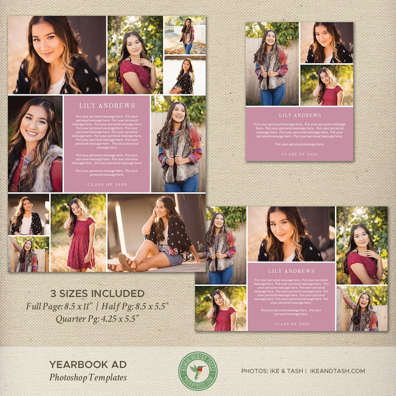 free senior templates for photoshop