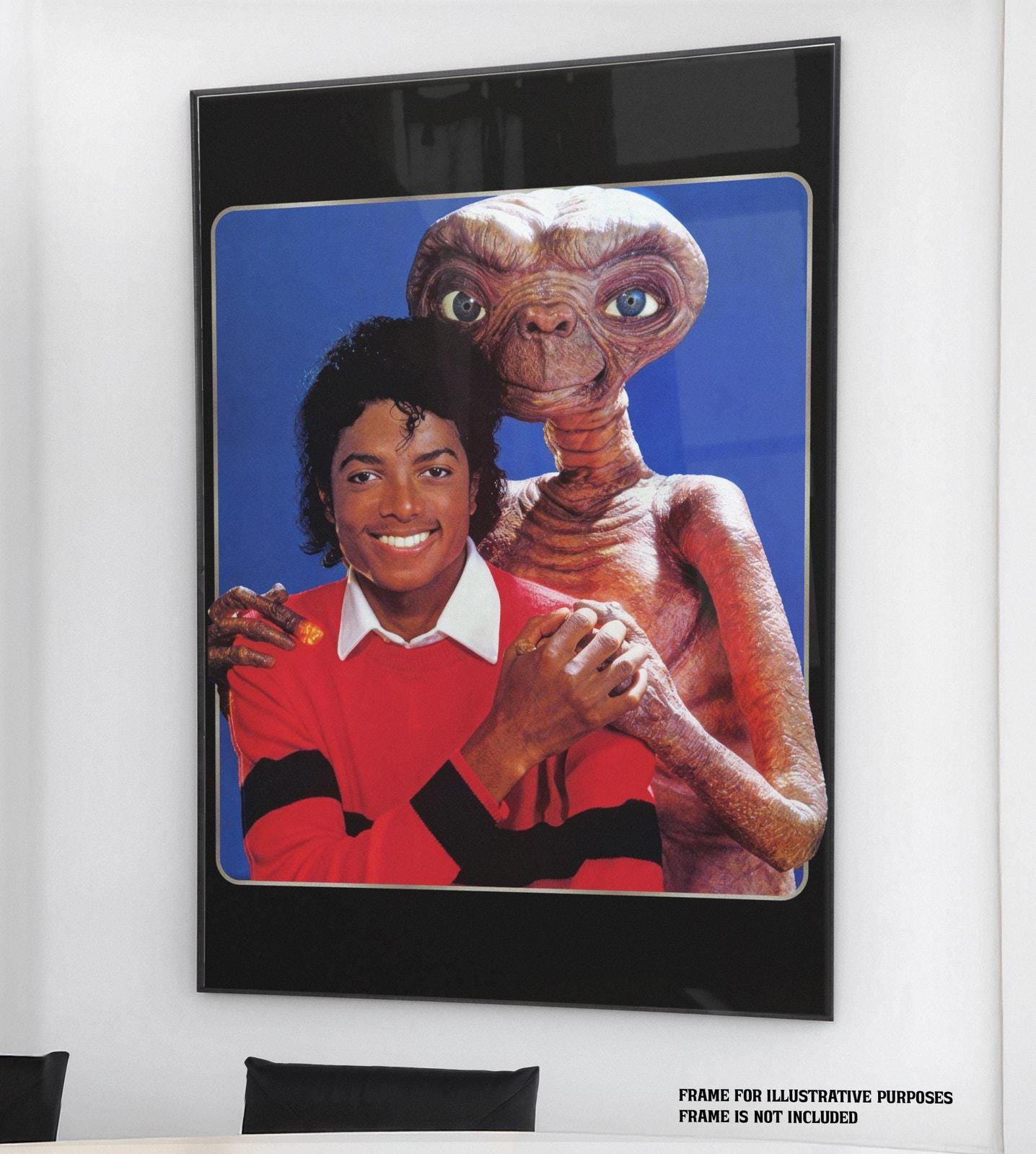 Michael Jackson and Et Poster - Etsy