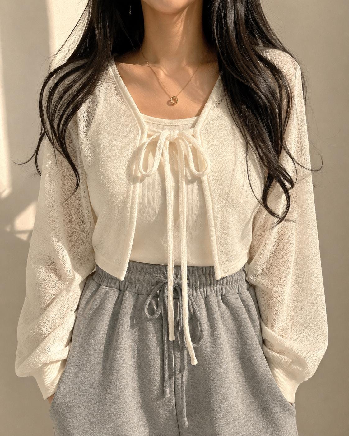 Ribbon Knit Top - Etsy