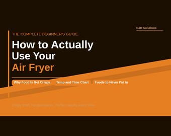 How to Actually Use Your Air Fryer | Beginner Guide | Crispy Results Every Time | Temperature Cheat Sheet PDF Download