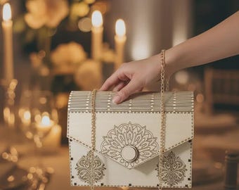 bolso con estampado barroco