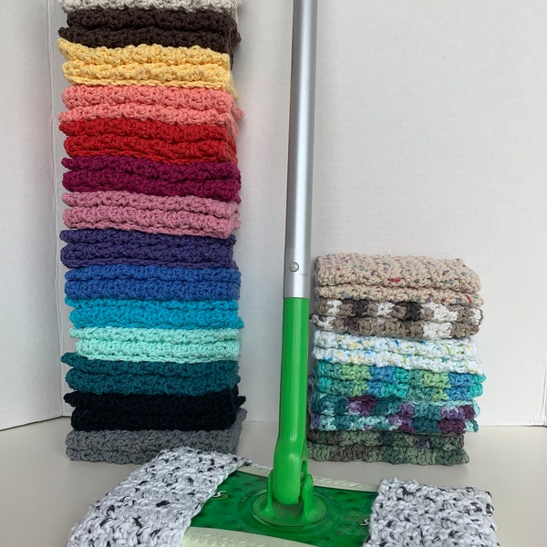 100% Cotton Textured Swiffer Covers, Eco-friendly