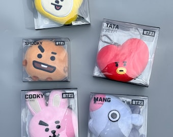 Llaveros oficiales de BT21 Line Friends para el concierto de BTS