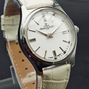Vintage Jaeger Lecoultre Club herrklocka med begränsat manuellt mekaniskt urverk, schweizisk tillverkning, JLC bild 18